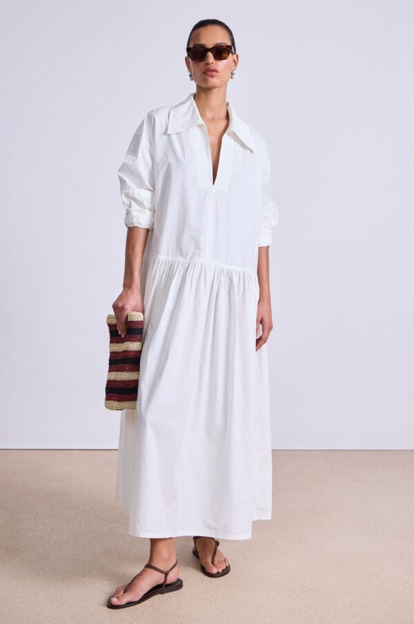 Aceberry Romana Maxi Dress – Cream - Image 2
