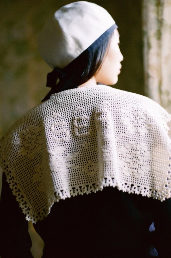 Aceberry Marie Embroidered Hat – Cream - Image 3