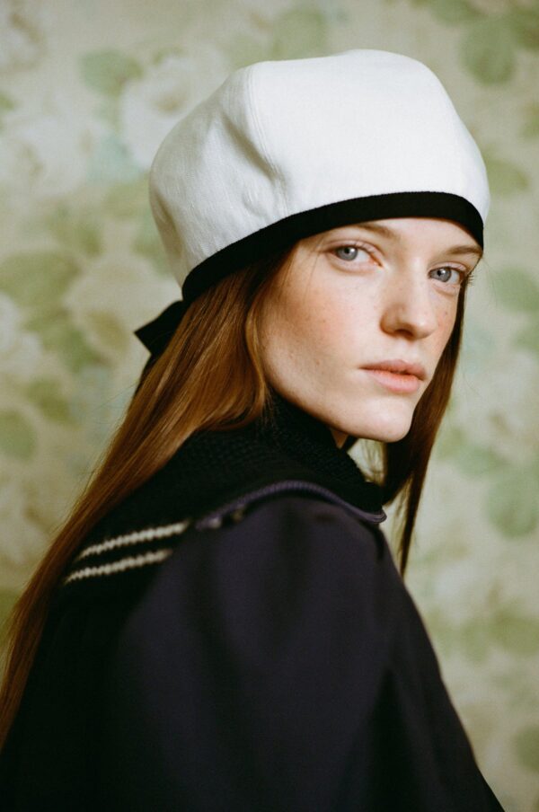 Aceberry Marie Embroidered Hat – Cream - Image 2
