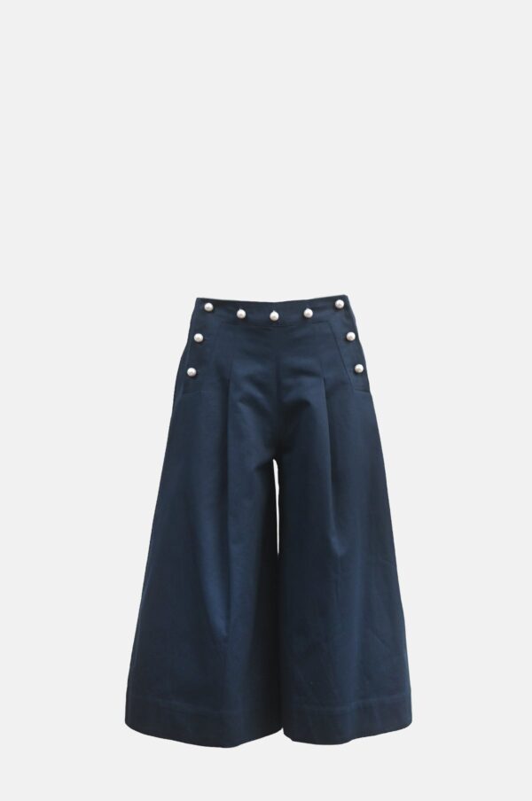Aceberry Suzette Navy Sportswear Flare Pants