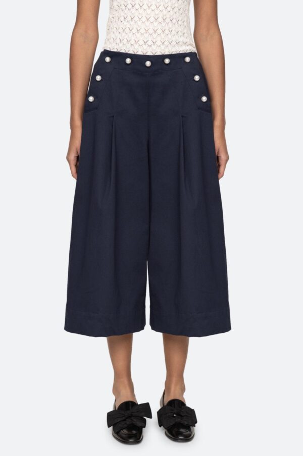 Aceberry Suzette Navy Sportswear Flare Pants - Image 3