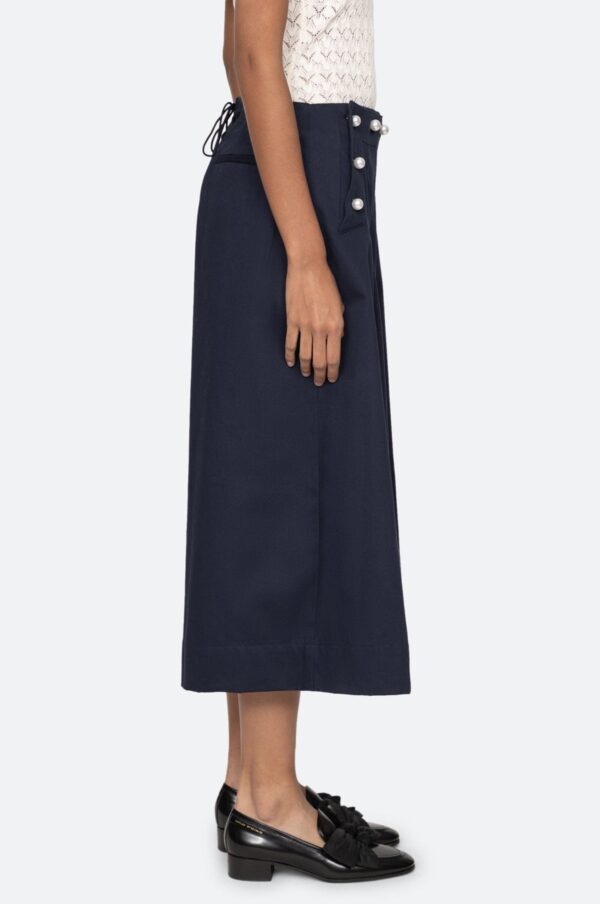 Aceberry Suzette Navy Sportswear Flare Pants - Image 5