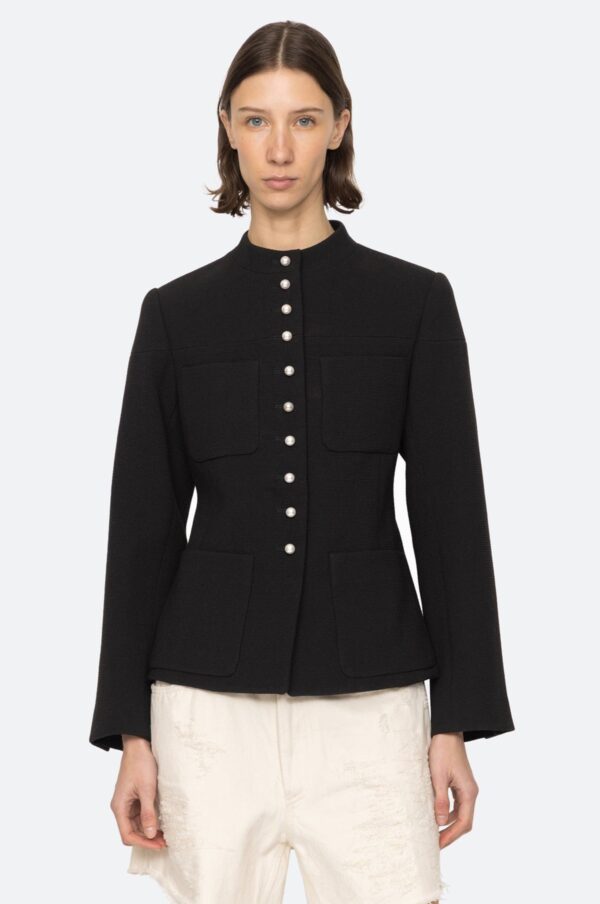 Aceberry Suzette Sportswear Jacket – Black - Image 4
