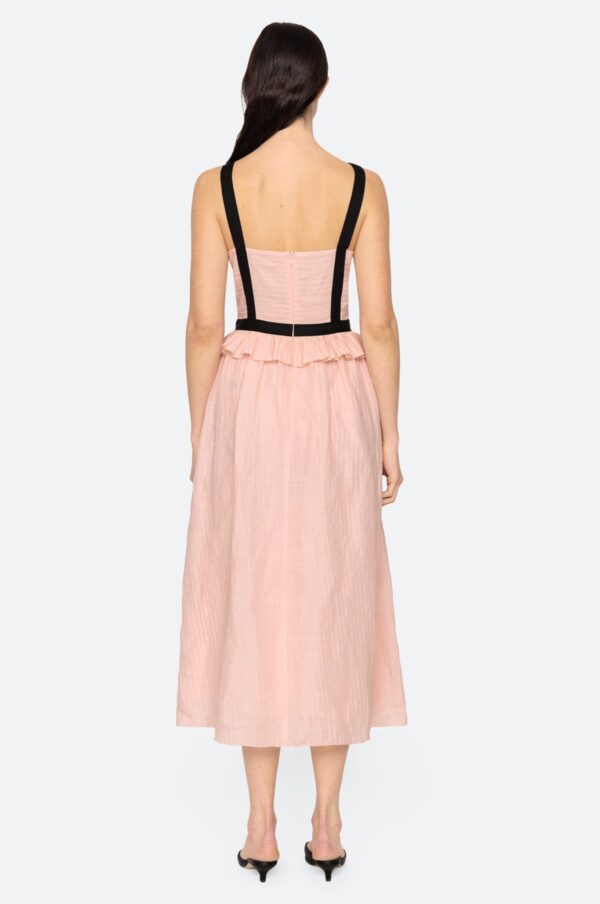 Aceberry Thalia Ramie Midi Tank Dress – Blush - Image 4