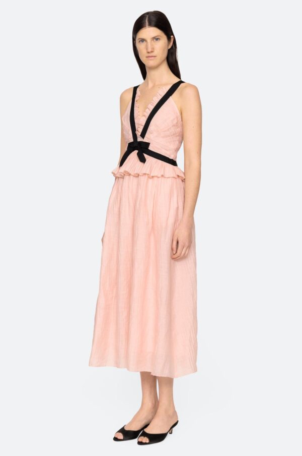 Aceberry Thalia Ramie Midi Tank Dress – Blush - Image 6